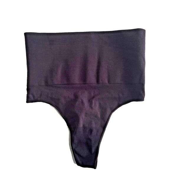 NEW SKIMS Size L/XL Black Thong Core Control Slimming SH-THG-0108 - Picture 1 of 6